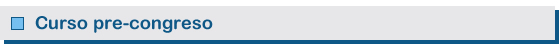 Curso Pre Congreso